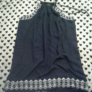 Romeo and Juliet Navy Blue Tunic Dress